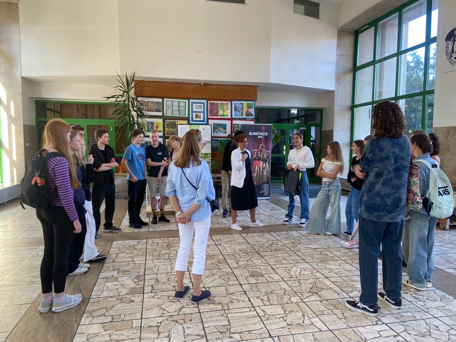 Študenti z Fínska na našej škole