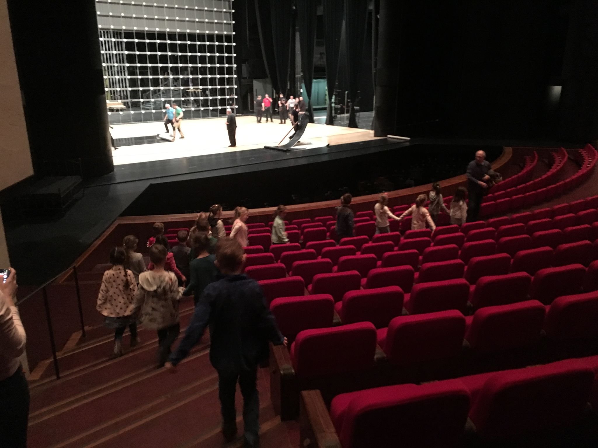 PYP 1 - visit of the Slovak National Theater - different jobs