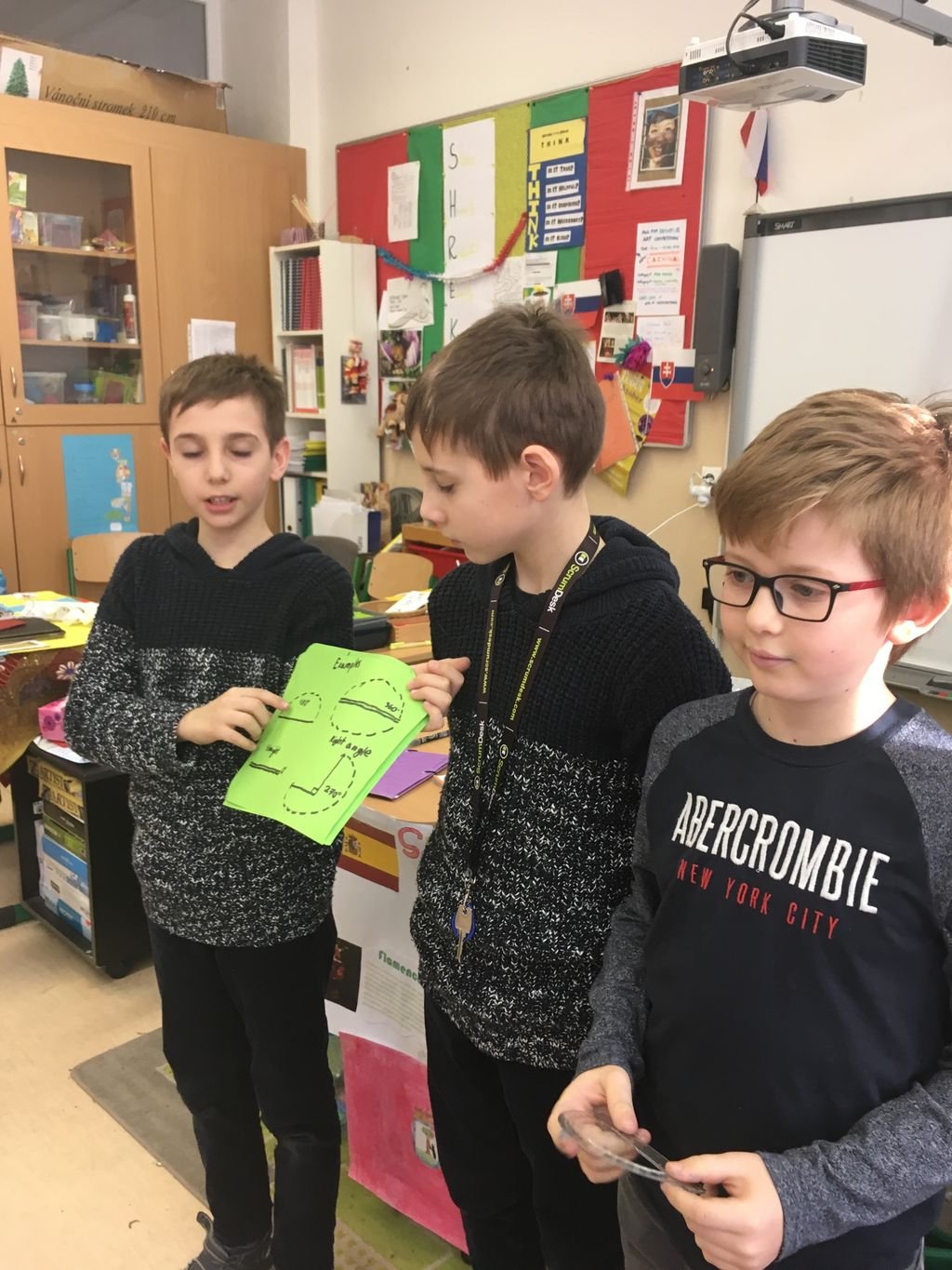 PYP 4 math inquiry into angles Jan 2018