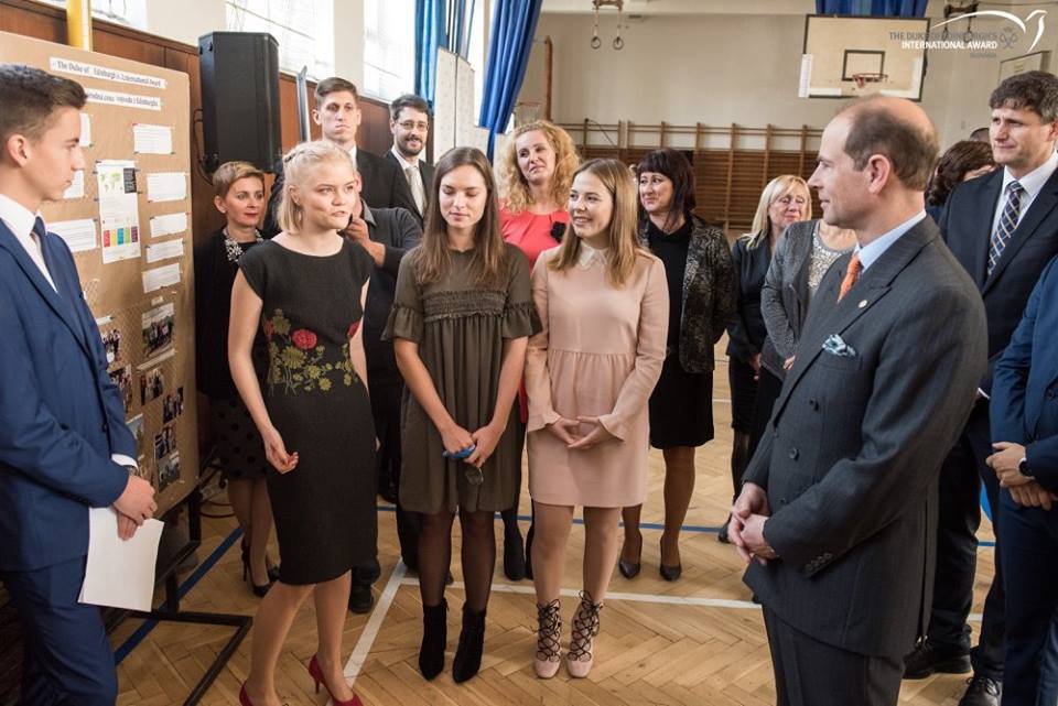 Princ Edward, gróf z Wessexu, na návšteve Gymnázia Jura Hronca – November 2017 / HRH Prince Edward, Earl of Wessex, visiting Gymnázium Jura Hronca – November 2017
