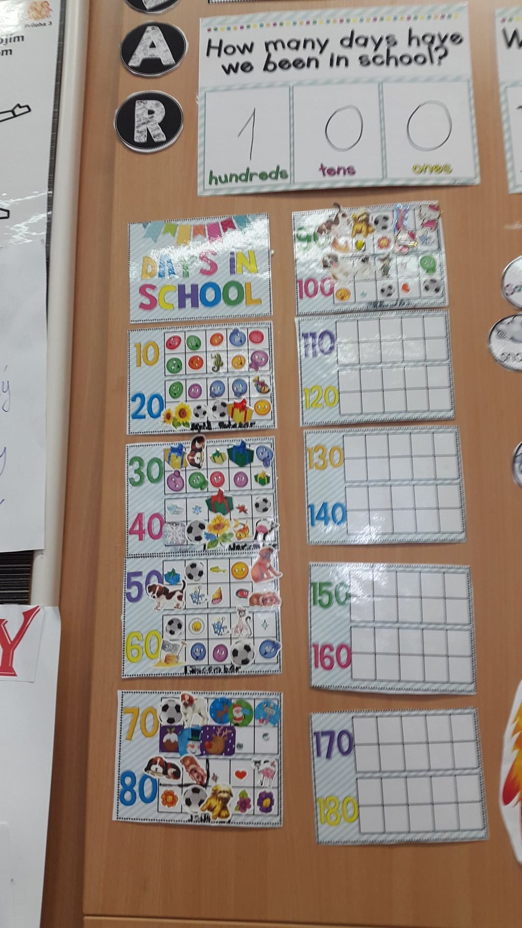 PYP 1 - 100th day at school  Febr 2018