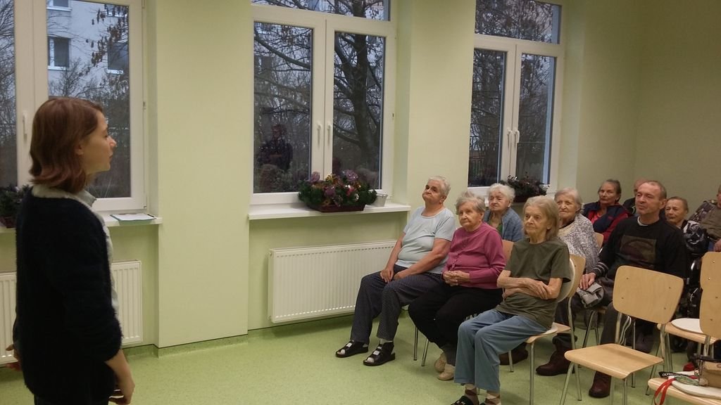 Vianočné vystúpenie v Ružinovskom domove seniorov