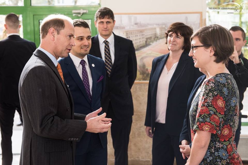 Princ Edward, gróf z Wessexu, na návšteve Gymnázia Jura Hronca – November 2017 / HRH Prince Edward, Earl of Wessex, visiting Gymnázium Jura Hronca – November 2017