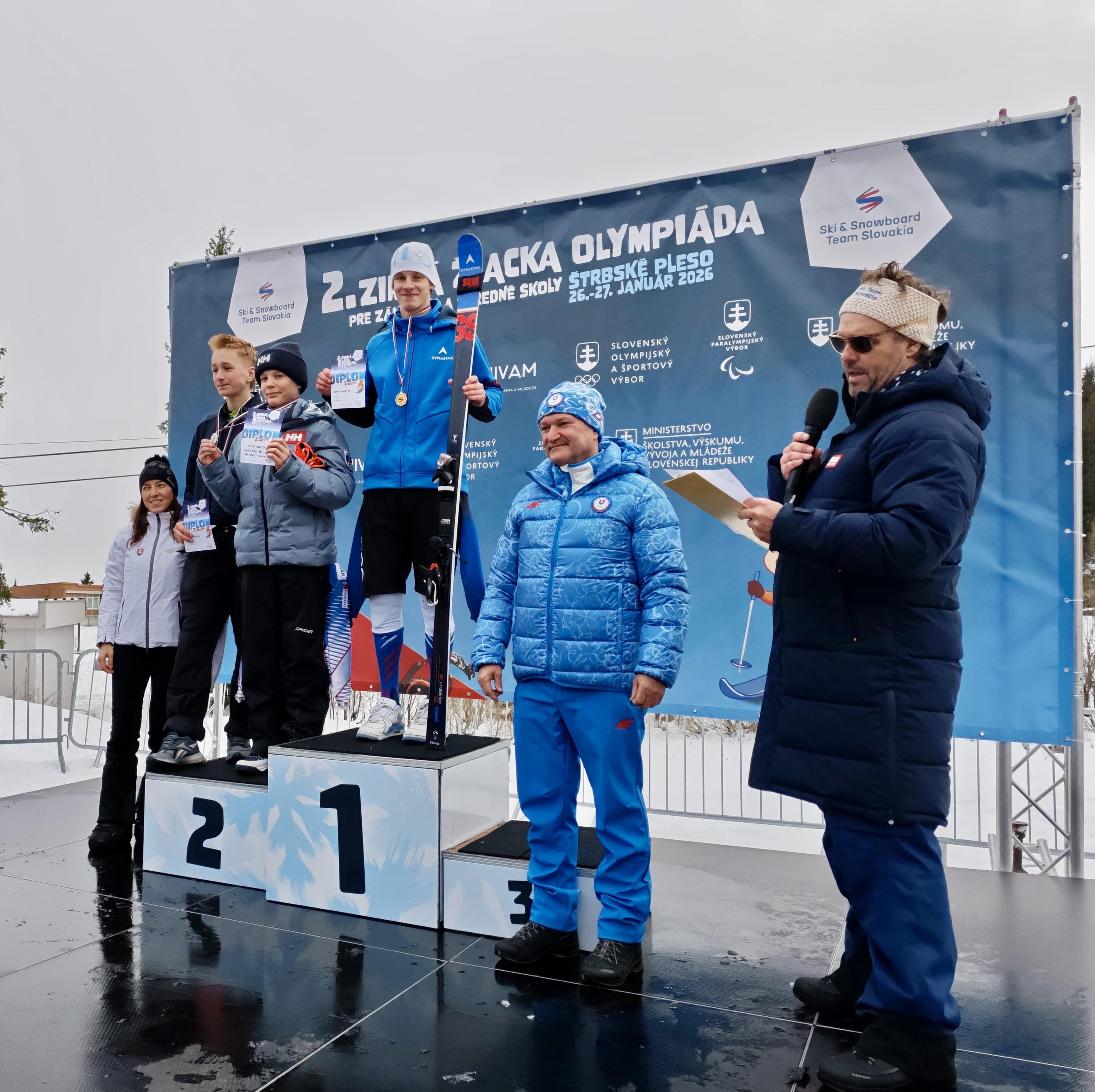 Reprezentácia školy na 2. Žiackej olympiáde<br>na Štrbskom Plese